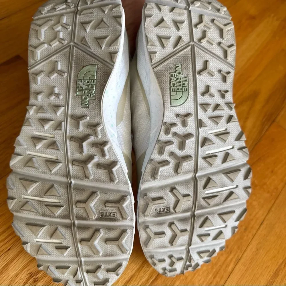 The North Face Athletic Shoes in White and Green